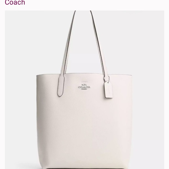 Brand new! Coach leather Thea White Tote Bag - Picture 4 of 9